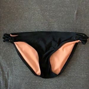 Black bathing suit bottoms